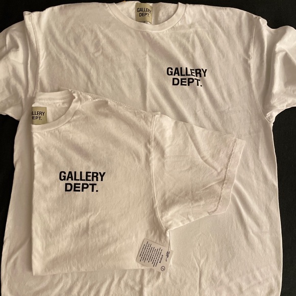 GALLERY DEPT. SOUVENIR WHITE BLACK TEE